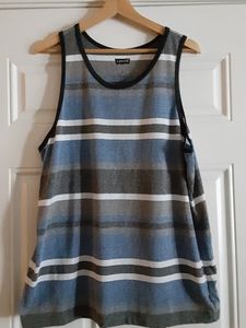 Levi's Mens Sz XL Striped Tank